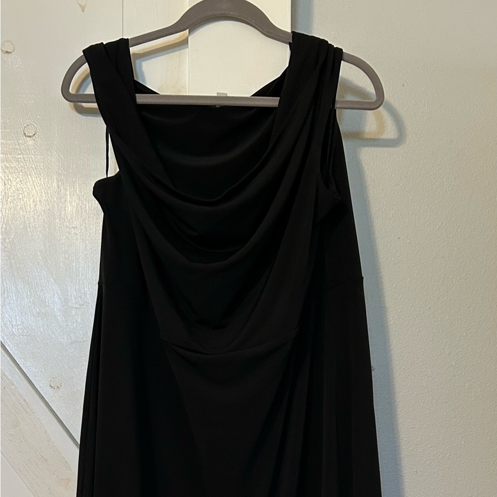 Old Navy Black One Shoulder Dress